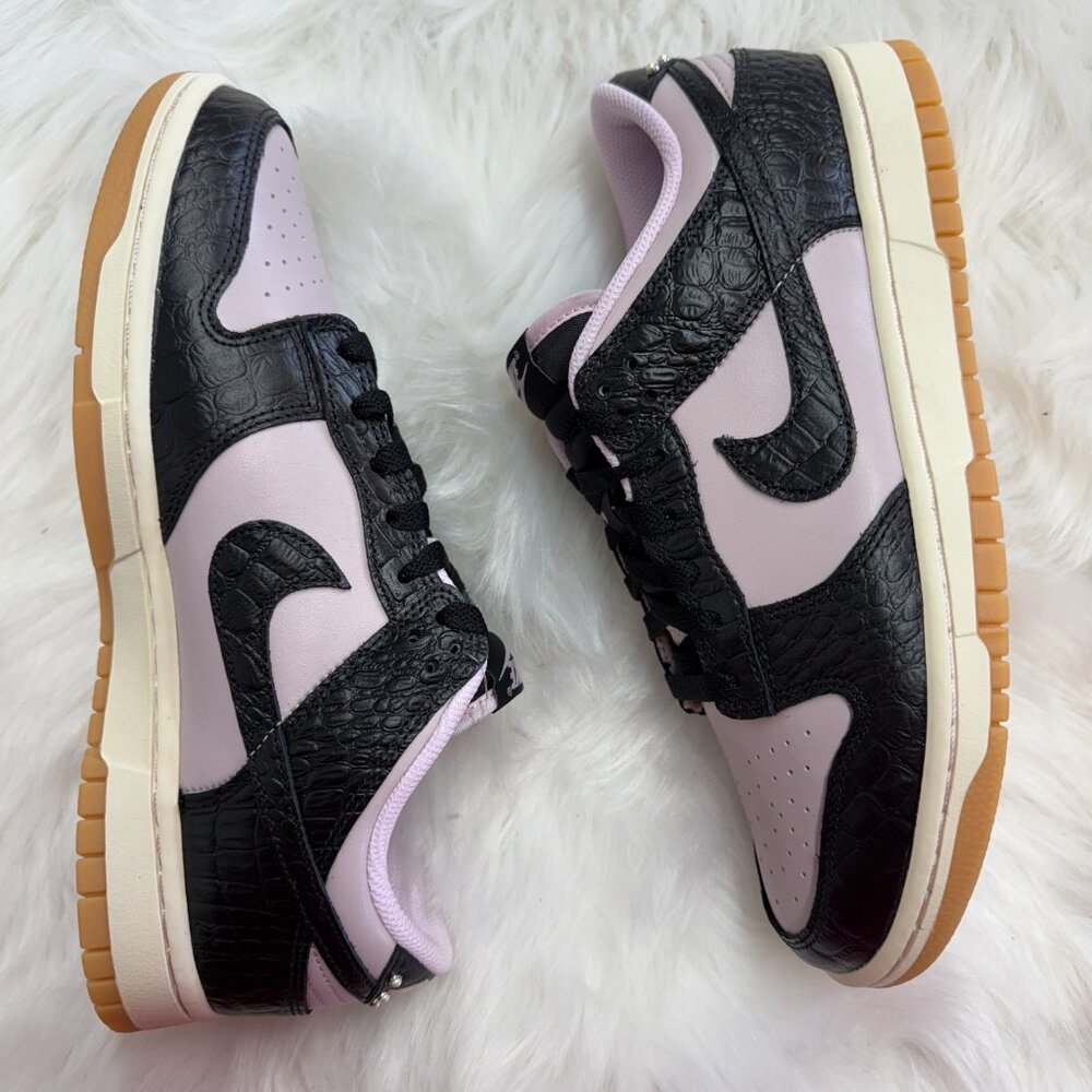 Nike Dunk Low Retro Mens Casual Shoes Black Pink HF9191-001 NEW Size 10 - Picture 2 of 6